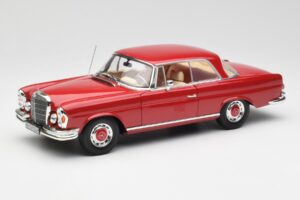 Mercedes 280 SE W108 Rdeč Norev 1:18 193527 Kovina