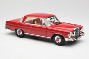 Mercedes 280 SE W108 Rdeč Norev 1:18 193527 Kovina – slika 6 od 8