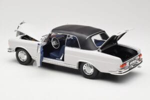 Mercedes 280 SE W111 Kabriolet Svetlo Siv Norev 1:18 183530 Kovina – slika 5 od 8