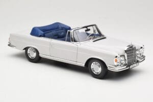 Mercedes 280 SE W111 Kabriolet Svetlo Siv Norev 1:18 183530 Kovina – slika 6 od 8
