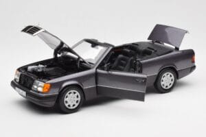 Mercedes 300 CE-24 W124 Kabriolet Vijolična Metallic Norev 1:18 183567 Kovina – slika 2 od 10