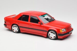 Mercedes 300E W124 6.0 AMG Signal Rdeč Otto 1:18 OT1104 Smola – slika 4 od 6