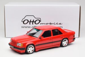 Mercedes 300E W124 6.0 AMG Signal Rdeč Otto 1:18 OT1104 Smola – slika 6 od 6