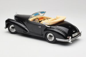 Mercedes 300 S W188 Kabriolet Črn Tchibo 1:18 36782 Kovina – slika 7 od 8