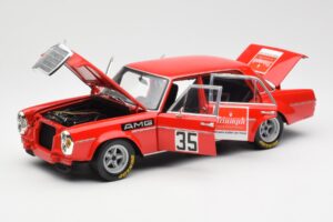 Mercedes 300 SEL 6.8 #35 H. Kelleners Hockenheim 1973 Minichamps 1:18 100713435 Kovina – slika 2 od 8