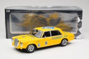 Mercedes 300 SEL 6.8 W109 #38 H. Heyer Season Finale Hockenheim 1971 Minichamps 1:18 155713438 Kovina – slika 6 od 6