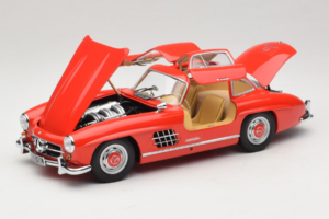 Mercedes 300 SL Gullwing Rdeč Minichamps 1:18 180039001 Kovina – slika 2 od 8