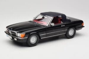Mercedes 300 SL R107 Črn Norev 1:18 183511 Kovina
