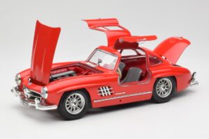 Mercedes 300 SL Rdeč Bburago 1:18 3015 Kovina – slika 2 od 8