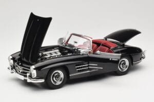 Mercedes 300 SL W198 Roadster Črna Minichamps 1:18 180039036 Kovina – slika 2 od 8