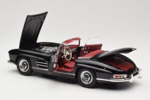 Mercedes 300 SL W198 Roadster Črna Minichamps 1:18 180039036 Kovina – slika 5 od 8