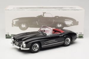 Mercedes 300 SL W198 Roadster Črna Minichamps 1:18 180039036 Kovina – slika 8 od 8