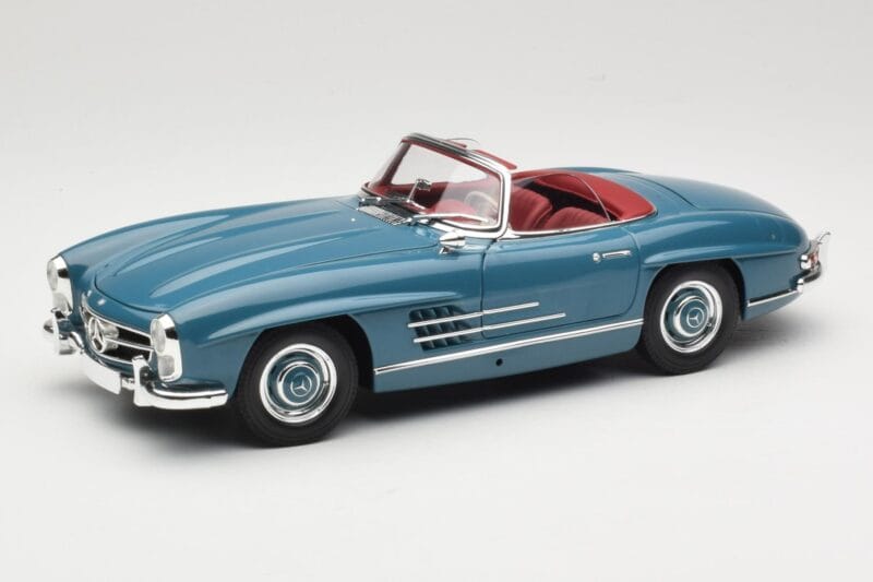 Mercedes 300 SL W198 Roadster Modra Minichamps 1:18 180039035 Kovina