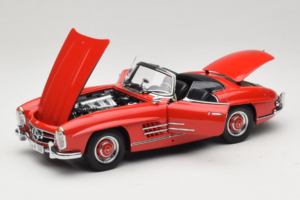 Mercedes 300 SL Roadster Rdeč Minichamps 1:18 180039031 Kovina – slika 2 od 8
