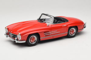 Mercedes 300 SL Roadster Rdeč Minichamps 1:18 180039031 Kovina