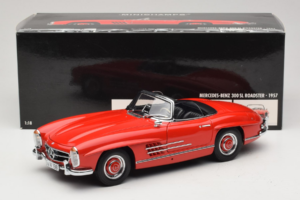 Mercedes 300 SL Roadster Rdeč Minichamps 1:18 180039031 Kovina – slika 8 od 8
