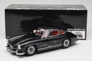 Mercedes 300 SL W198 Črn Minichamps 1:18 180039004 Kovina – slika 8 od 8