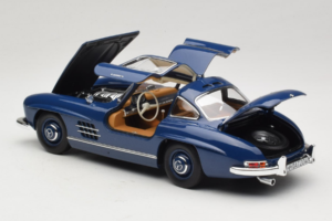 Mercedes 300 SL W198 Modra Norev 1:18 183852 Kovina – slika 5 od 8