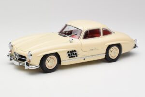 Mercedes 300 SL W198 Kremna Z Rdečo Notranjostjo Minichamps 1:18 180039002 Kovina