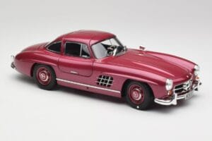 Mercedes 300 SL W198 Ognjenordeč Minichamps 1:18 180039008 Kovina – slika 6 od 8
