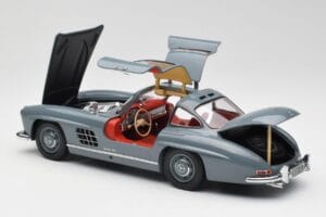 Mercedes 300 SL W198 Graphite Siv Minichamps 1:18 180039005 Kovina – slika 5 od 8