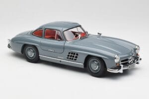 Mercedes 300 SL W198 Graphite Siv Minichamps 1:18 180039005 Kovina – slika 6 od 8