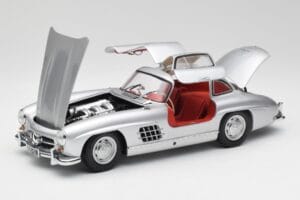 Mercedes 300 SL W198 Gullwing Srebrna Minichamps 1:18 180039000 Kovina – slika 2 od 8