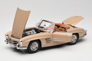Mercedes 300 SL W198 Roadster Svetlo Rjav Minichamps 1:18 180039032 Kovina – slika 2 od 8