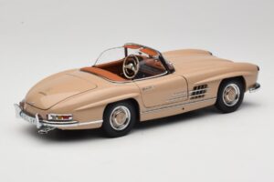 Mercedes 300 SL W198 Roadster Svetlo Rjav Minichamps 1:18 180039032 Kovina – slika 3 od 8