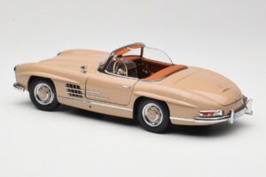 Mercedes 300 SL W198 Roadster Svetlo Rjav Minichamps 1:18 180039032 Kovina – slika 7 od 8