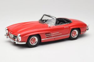 Mercedes 300 SL W198 Roadster Rdeč s Trdim Strešnim Vstavkom Minichamps 1:18 180039041 Kovina