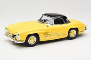 Mercedes 300 SL W198 Roadster Hardtop Signal Yellow Minichamps 1:18 180039044 Kovina – slika 3 od 9
