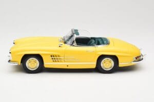 Mercedes 300 SL W198 Roadster Hardtop Signal Yellow Minichamps 1:18 180039044 Kovina – slika 5 od 9