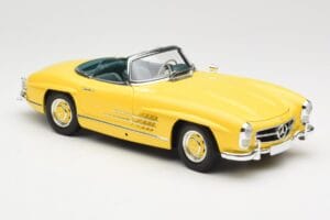 Mercedes 300 SL W198 Roadster Hardtop Signal Yellow Minichamps 1:18 180039044 Kovina – slika 7 od 9