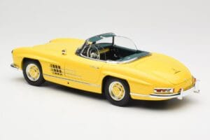 Mercedes 300 SL W198 Roadster Hardtop Signal Yellow Minichamps 1:18 180039044 Kovina – slika 8 od 9