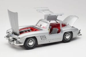 Mercedes 300 SL W198 Gullwing Silver Siv Bburago 1:18 3513 Kovina – slika 2 od 8