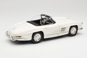Mercedes 300 SL W198 Roadster Bel z Mehko Streho Minichamps 1:18 180039034 Kovina – slika 4 od 9