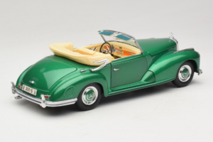 Mercedes 300S Cabriolet Green Metallic Maisto 1:18 52116 Kovina – slika 3 od 7