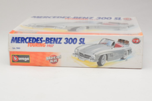 Mercedes 300SL Roadster Srebrn Bburago 1:18 7043 Kovina – slika 2 od 4