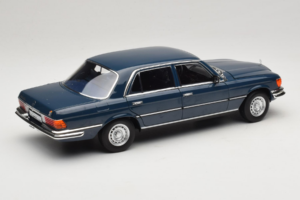 Mercedes 350 SEL W116 Hansa Blue Norev 1:18 183976 Kovina – slika 3 od 8