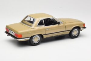 Mercedes 350 SL R107 Zlat Sun Star 1:18 MB004 Kovina – slika 3 od 8