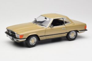 Mercedes 350 SL R107 Zlat Sun Star 1:18 MB004 Kovina