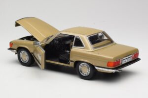 Mercedes 350 SL R107 Zlat Sun Star 1:18 MB004 Kovina – slika 5 od 8