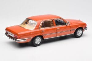 Mercedes 450 SEL 6.9 W116 Oranžen Metallic Norev 1:18 183459 Kovina – slika 3 od 8