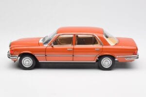 Mercedes 450 SEL 6.9 W116 Oranžen Metallic Norev 1:18 183459 Kovina – slika 4 od 8