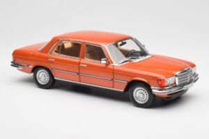Mercedes 450 SEL 6.9 W116 Oranžen Metallic Norev 1:18 183459 Kovina – slika 6 od 8