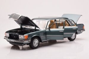 Mercedes 450 SEL 6.9 W116 Petrol Metalik Norev 1:18 183974 Kovina – slika 2 od 8