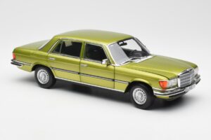 Mercedes 450 SEL W116 Citrus Zelen Dealer Edition Norev 1:18 B66040683 Kovina – slika 6 od 8