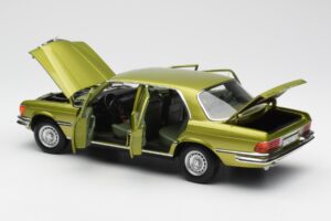 Mercedes 450 SEL W116 Citrus Zelen Dealer Edition Norev 1:18 B66040683 Kovina – slika 5 od 8