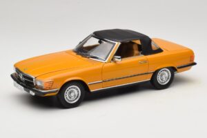Mercedes 450 SL R107 Cayenne Orange Norev 1:18 183350 Kovina – slika 3 od 10